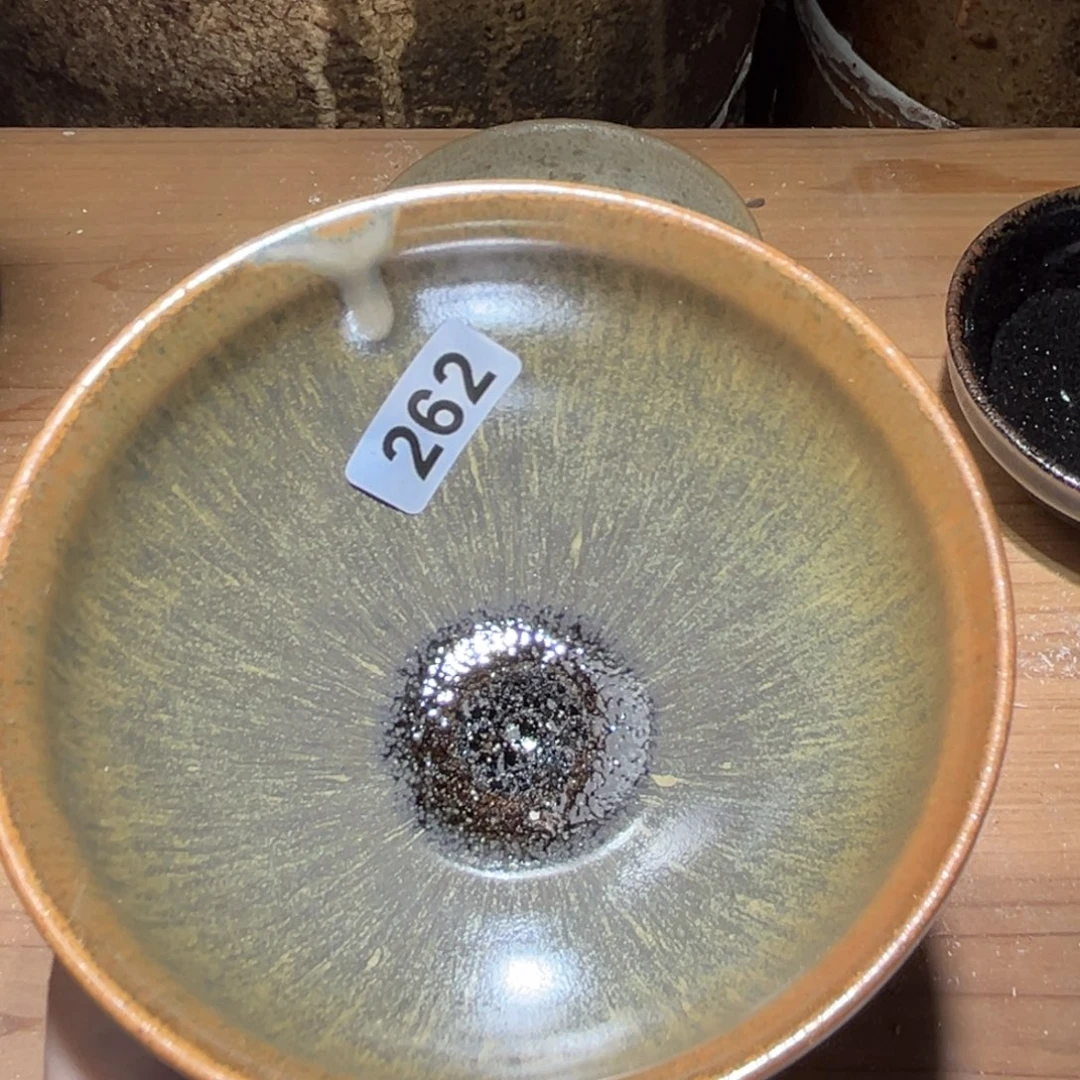 皇***朝茶盏全手工原矿原釉建盏