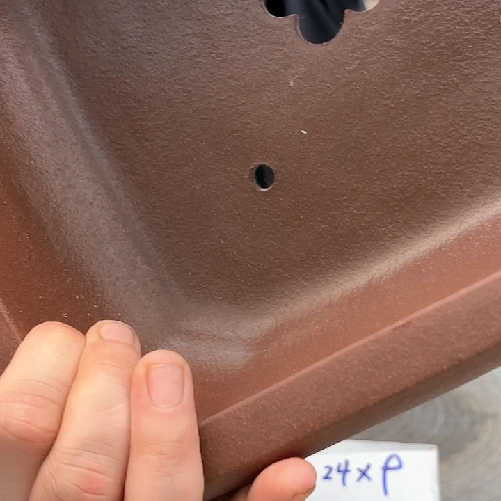 紫砂花盆幻*紫砂的颜色很好看