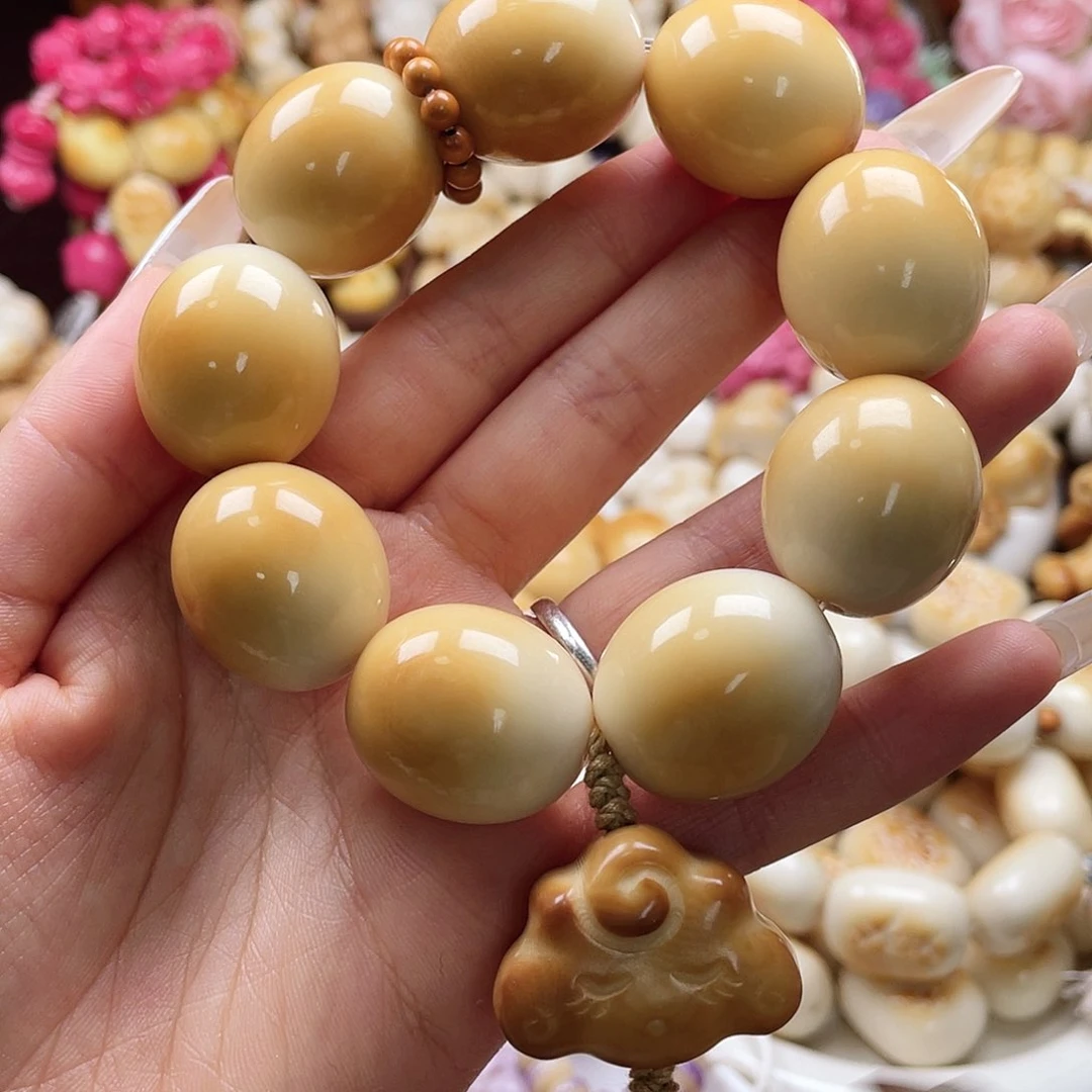 吊坠白玉菩提成品c