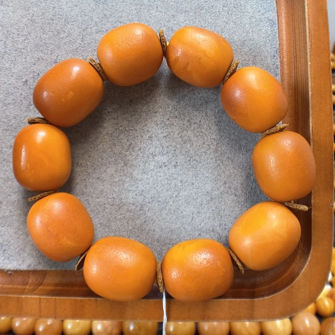 未镶嵌蜜蜡手串蜜蜡手串
