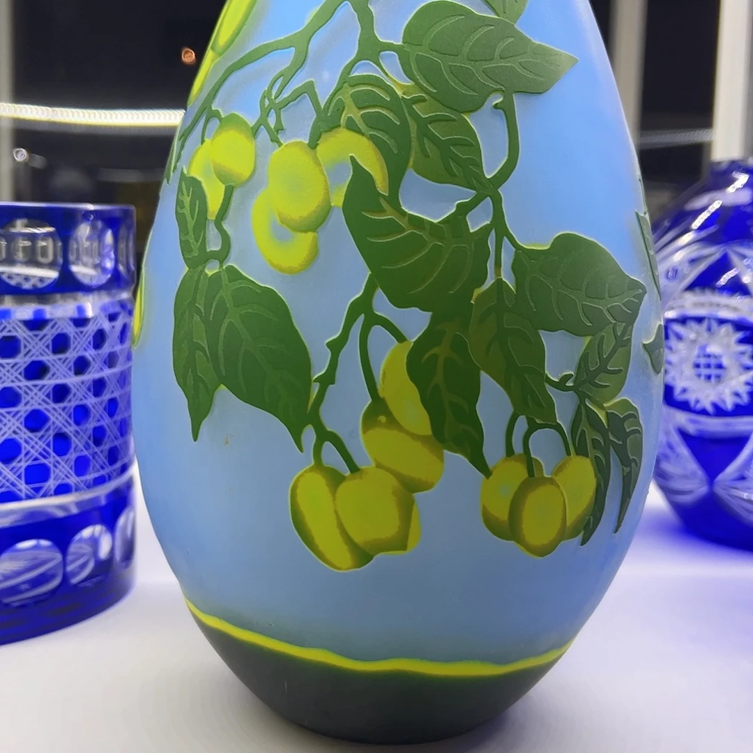 C***l平底款水晶玻璃微瑕一个