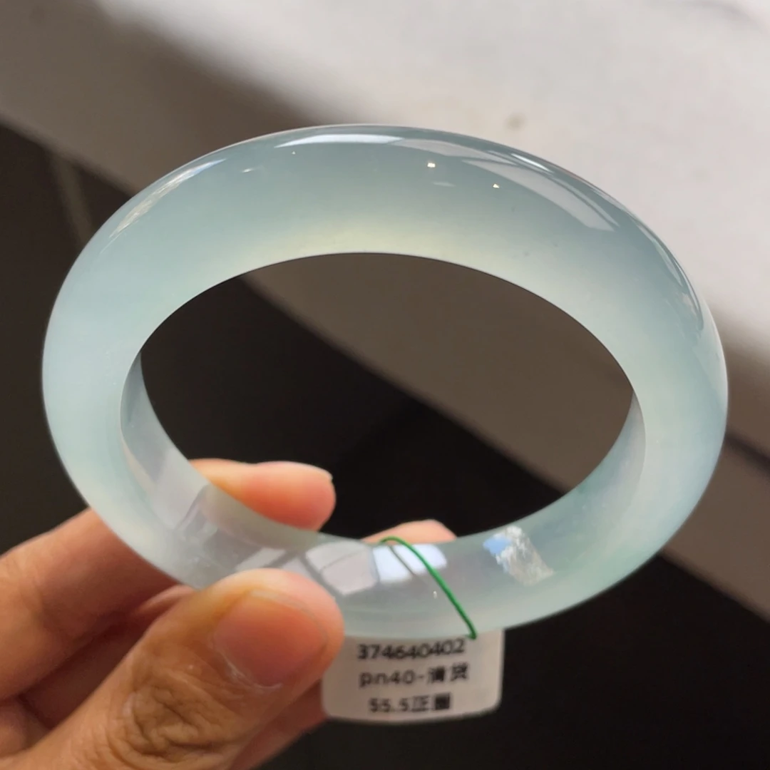 翡翠未镶嵌手镯起光冰胶晴底手镯【强推】