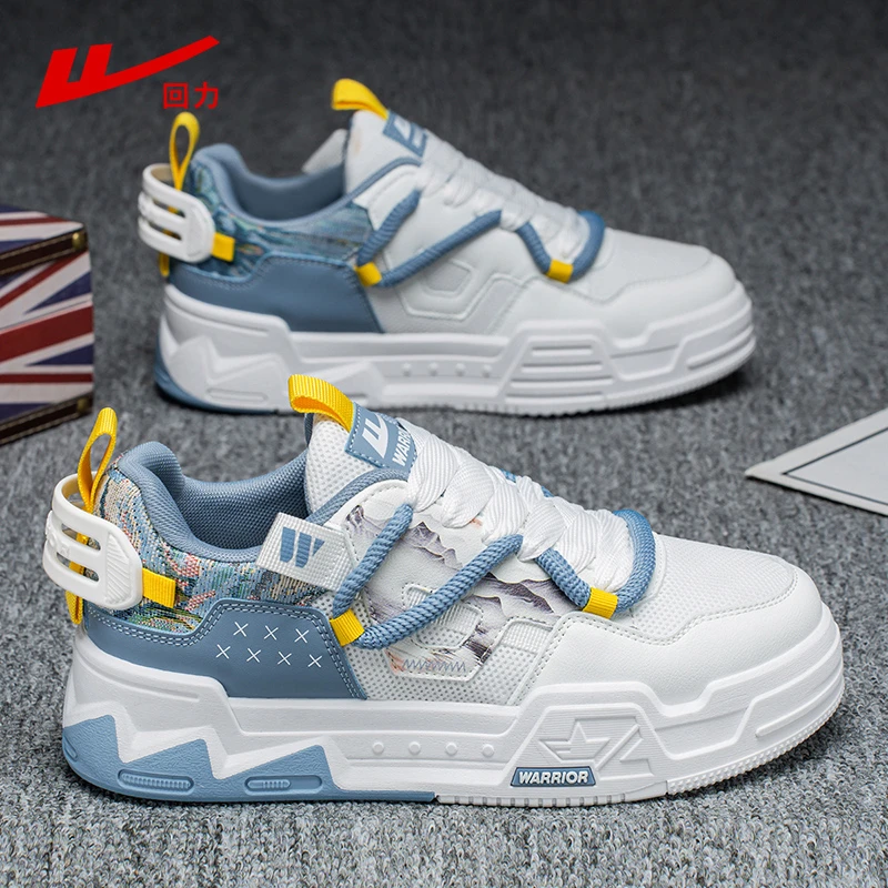 回力男鞋春季新款百搭爆款网面透气运动潮鞋小众设计防滑休闲板鞋