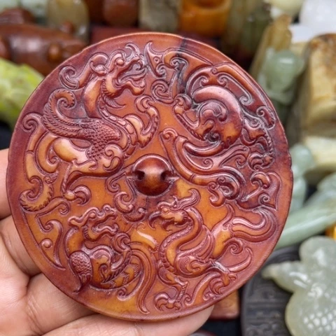 和田玉未镶嵌颈饰74