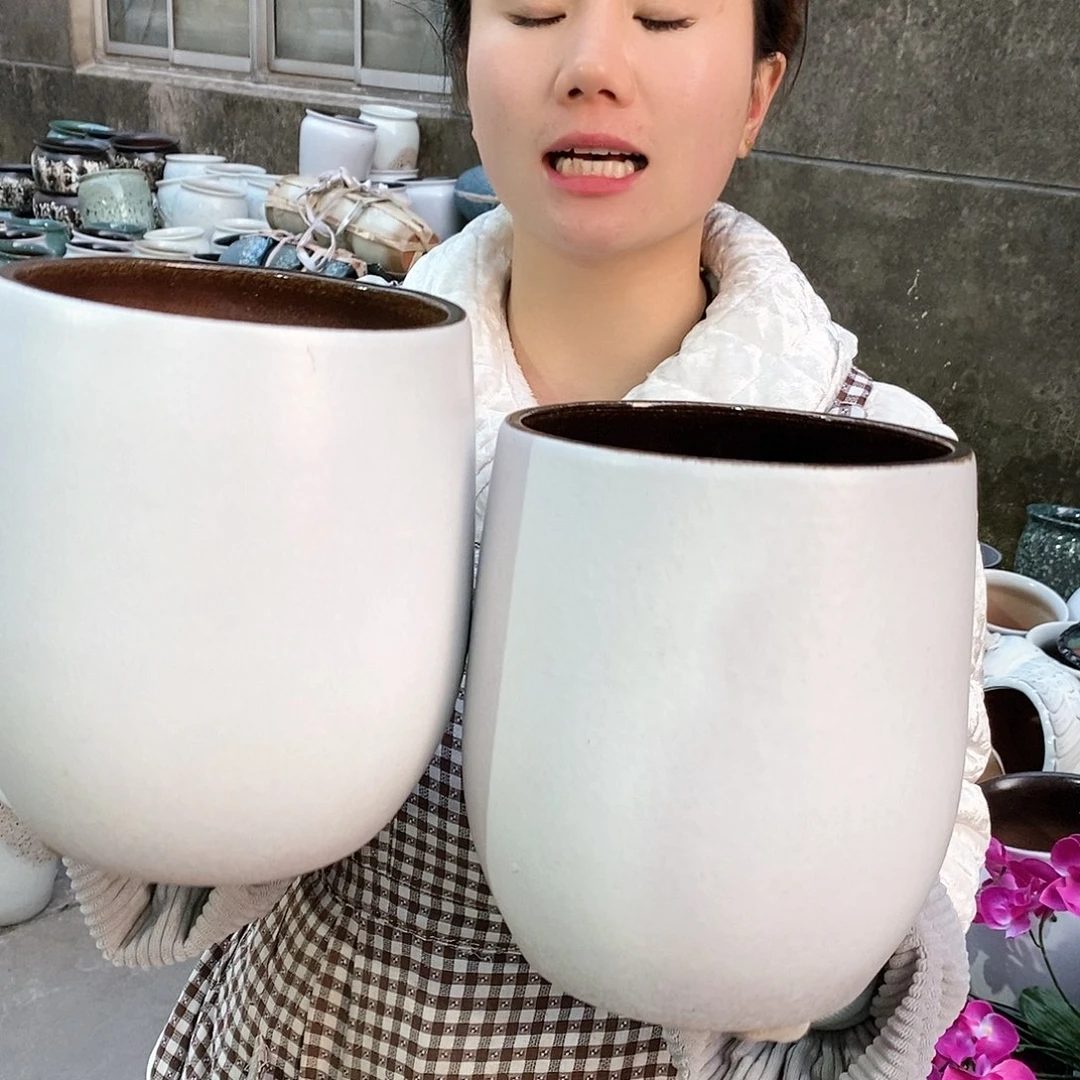 紫砂花盆正品口17高21
