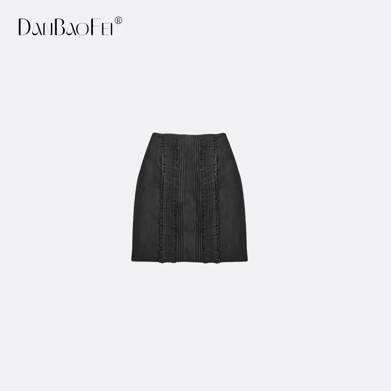 【DAYO】冬款新品女装松弛感蕾丝花边棉裙 YLM00281