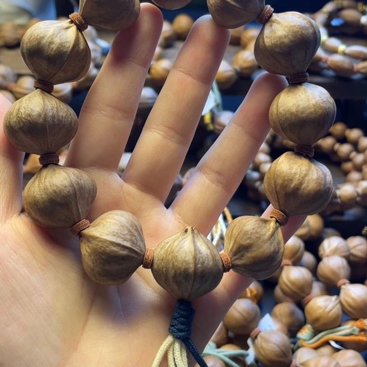 橄榄核手串/手链广东铁四花24*24