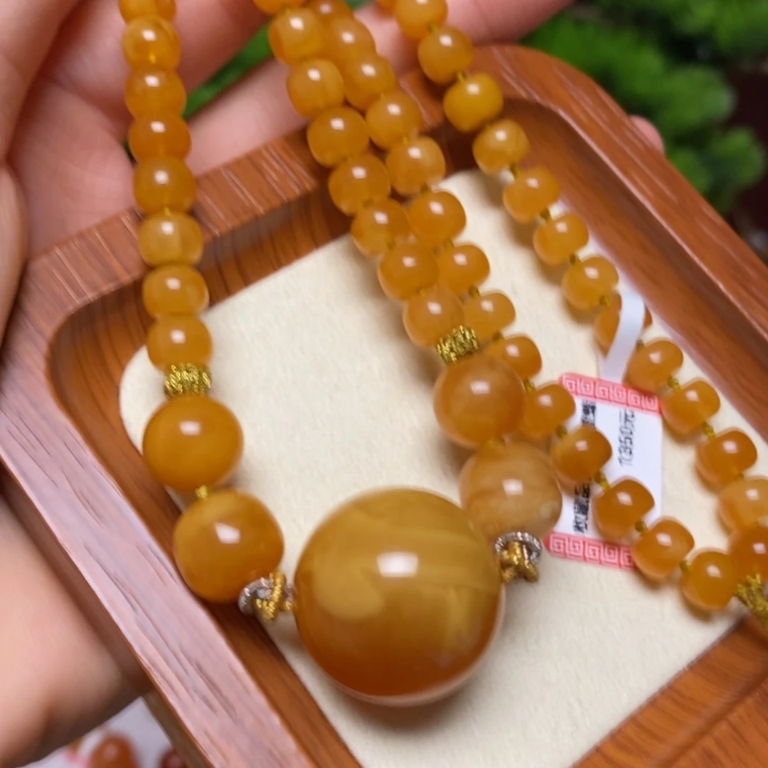 【闪购商品】蜜蜡颈饰未镶嵌项链