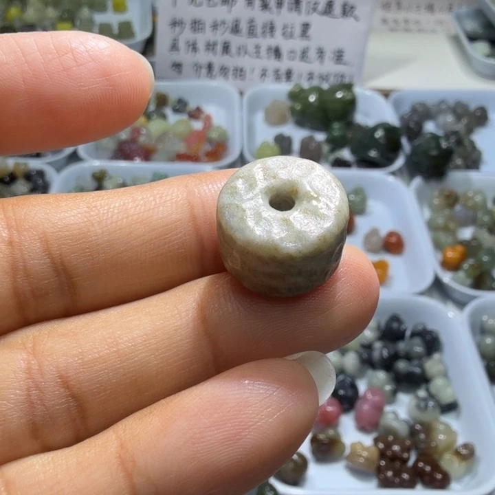 足银镶嵌和田玉珠宝半成品