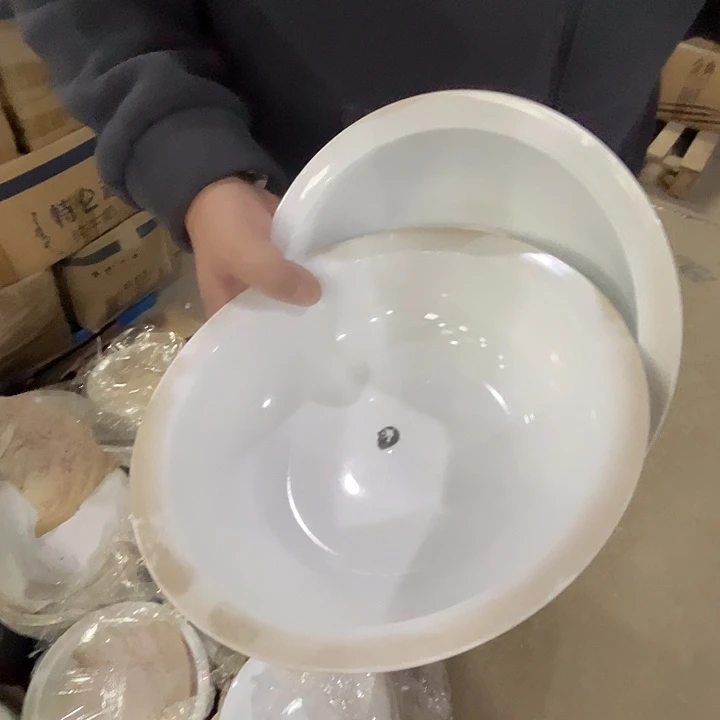 瓷片景德镇陶瓷10寸大汤盆2只