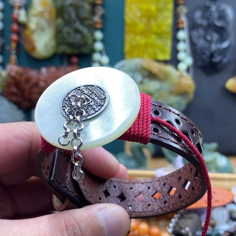 【闪购商品】未镶嵌蛇纹石玉手牌