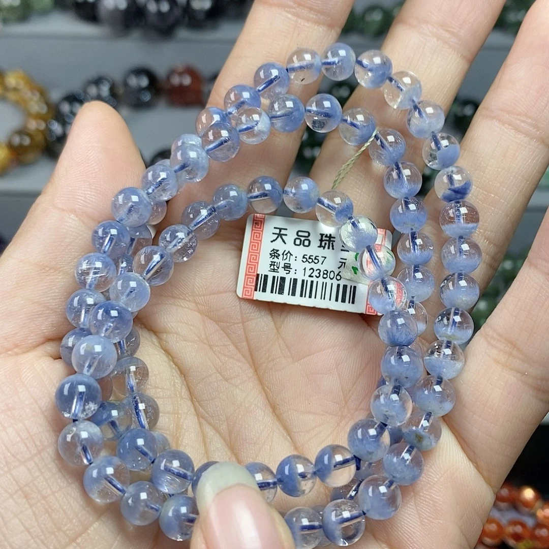 手链水晶未镶嵌蓝线石123806