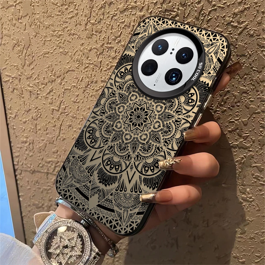 适用于【华为】Mate50Pro/EPro新款满屏时尚花纹高级感潮流手机壳