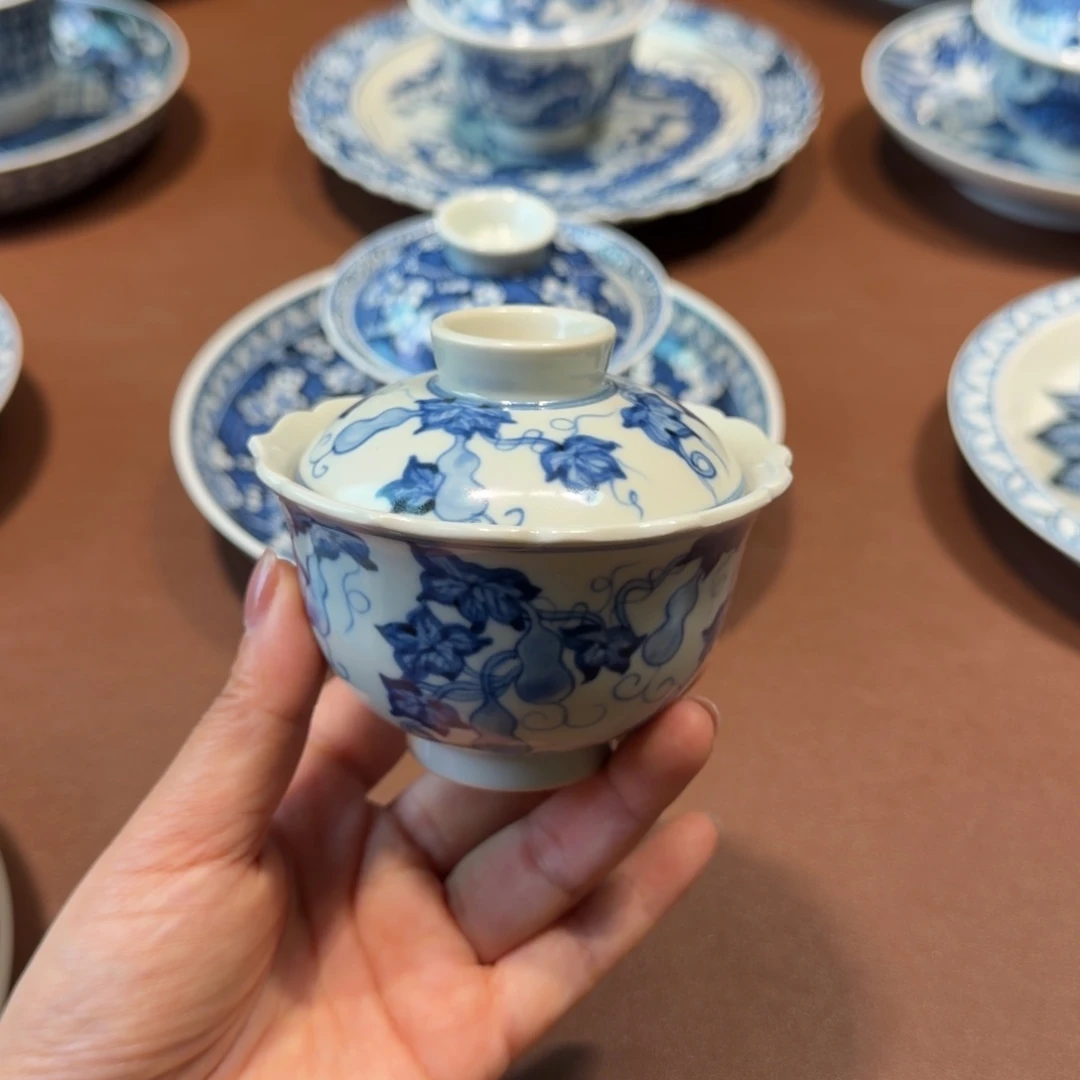 手工手绘茶具微瑕