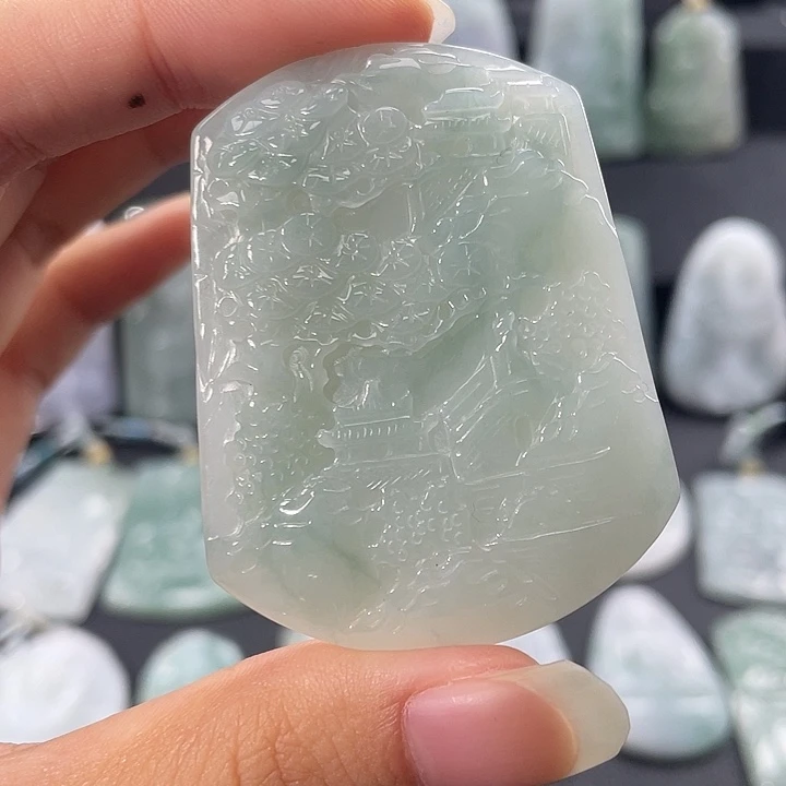 颈饰未镶嵌翡翠翡翠