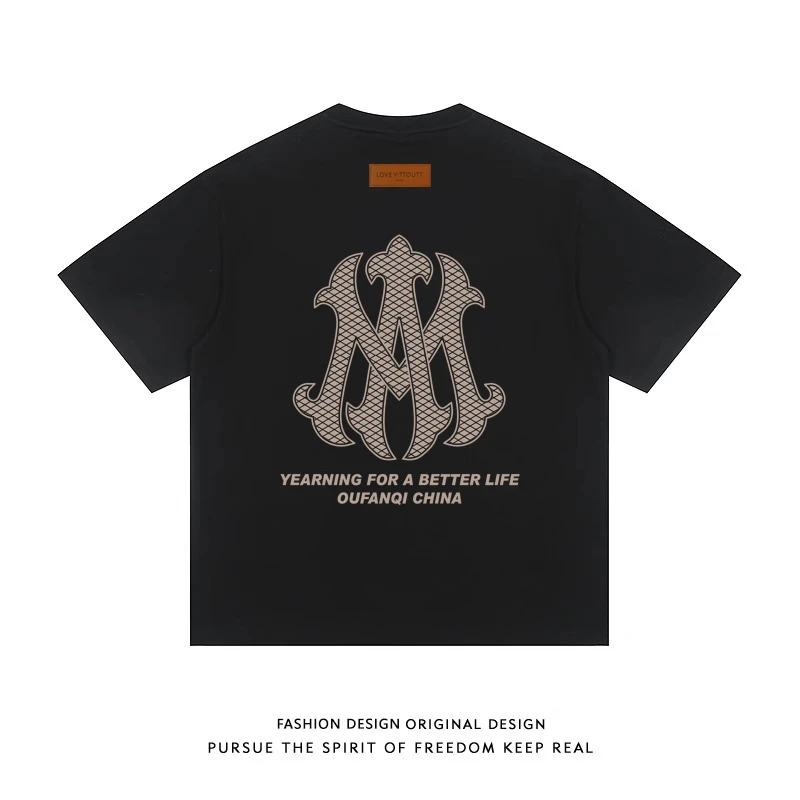 【517】2024新款短袖T恤男夏季韩版打底衫体恤女半袖衣服上衣服潮牌