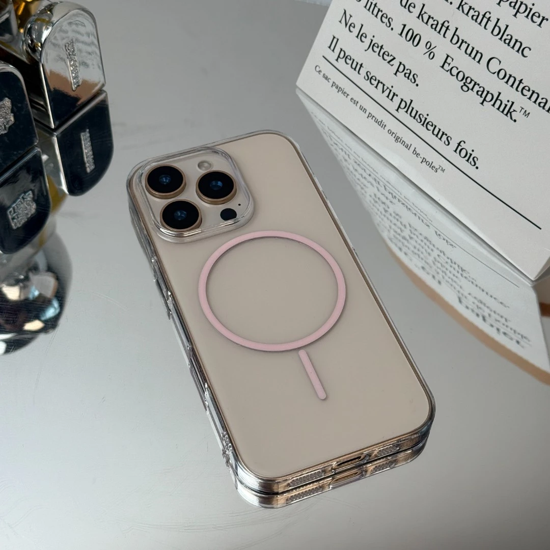 小贝壳•强磁吸透明不发黄PC高颜值防摔防磨手机壳高端保护壳新款