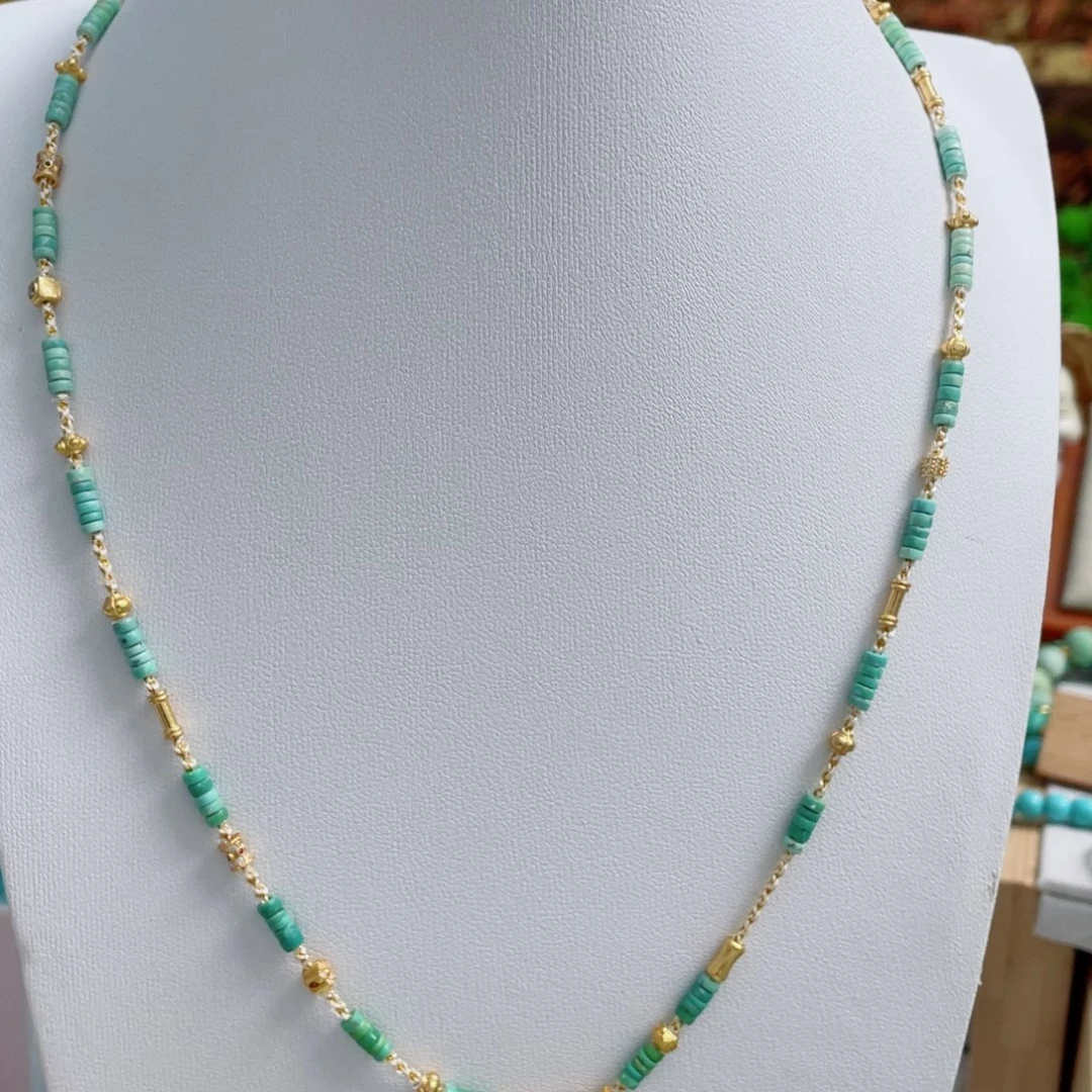 银S925镶嵌绿松石珠宝奇石