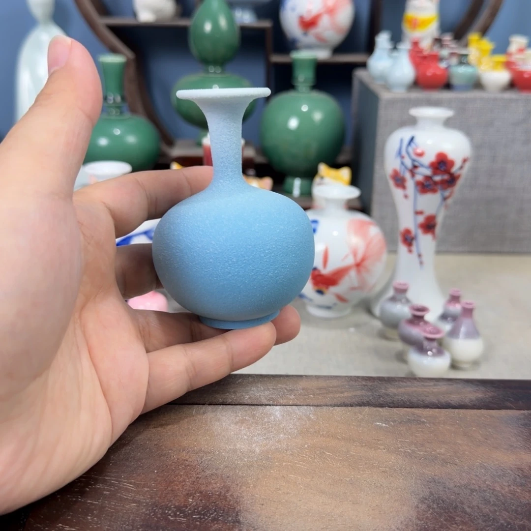 陶瓷手工小花器摆件