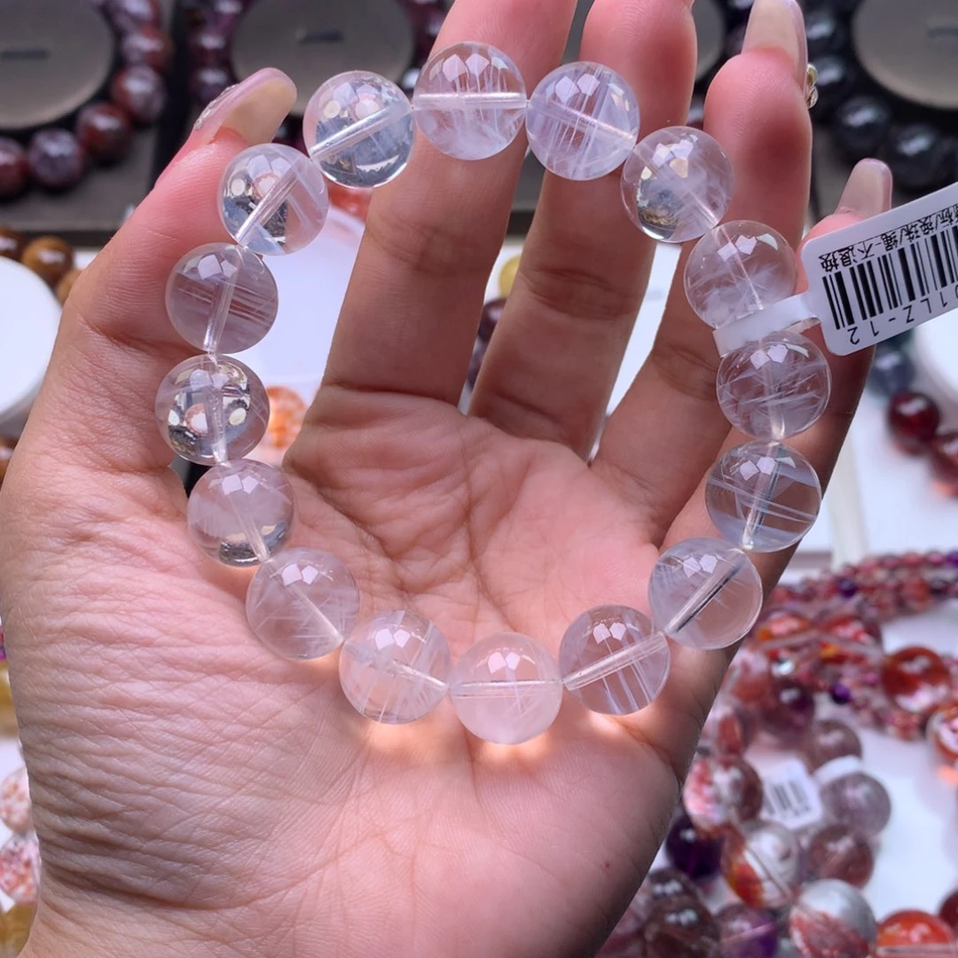 水晶手链未镶嵌?蓝针13.2