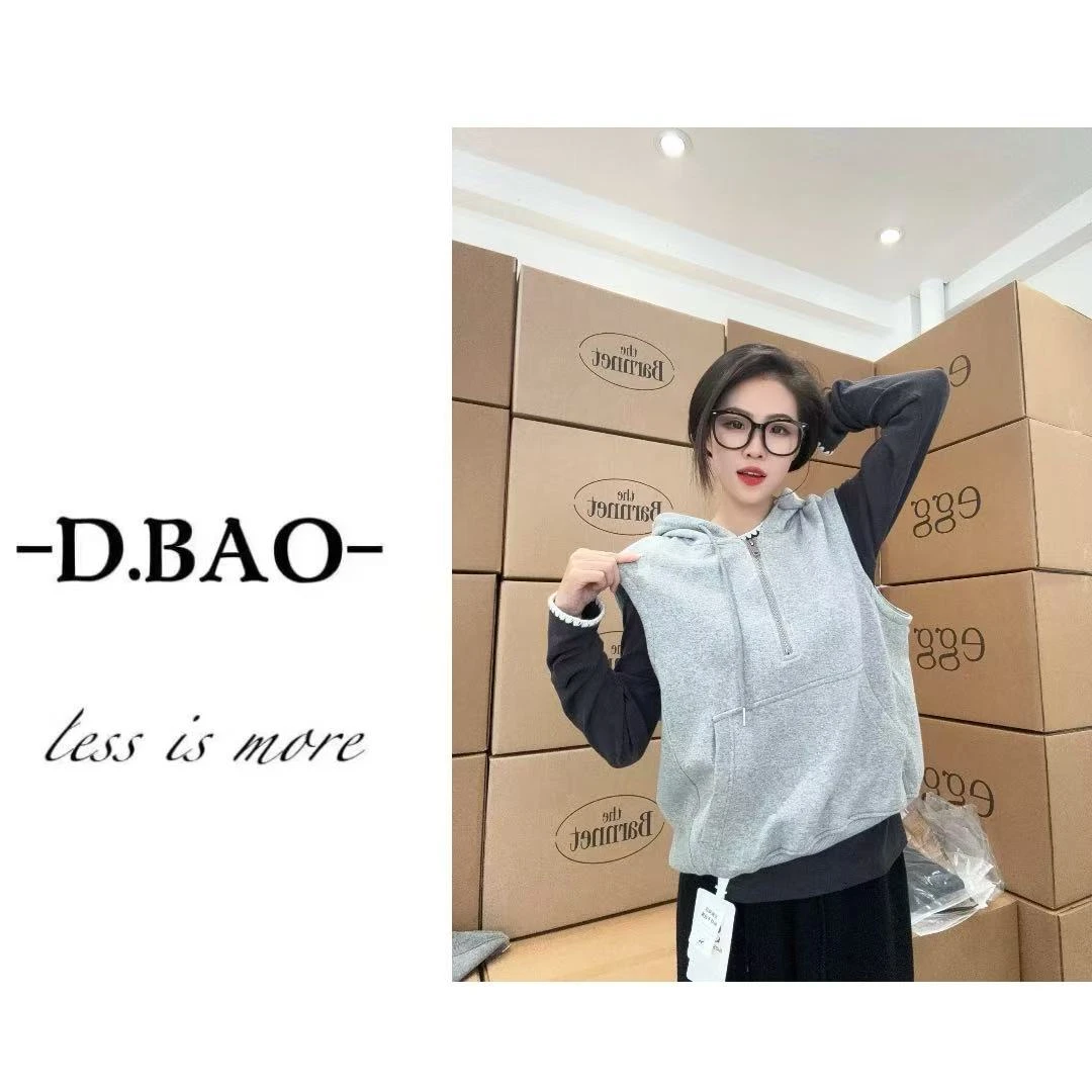 X'Dan-休闲宽松半拉链马甲080号2988