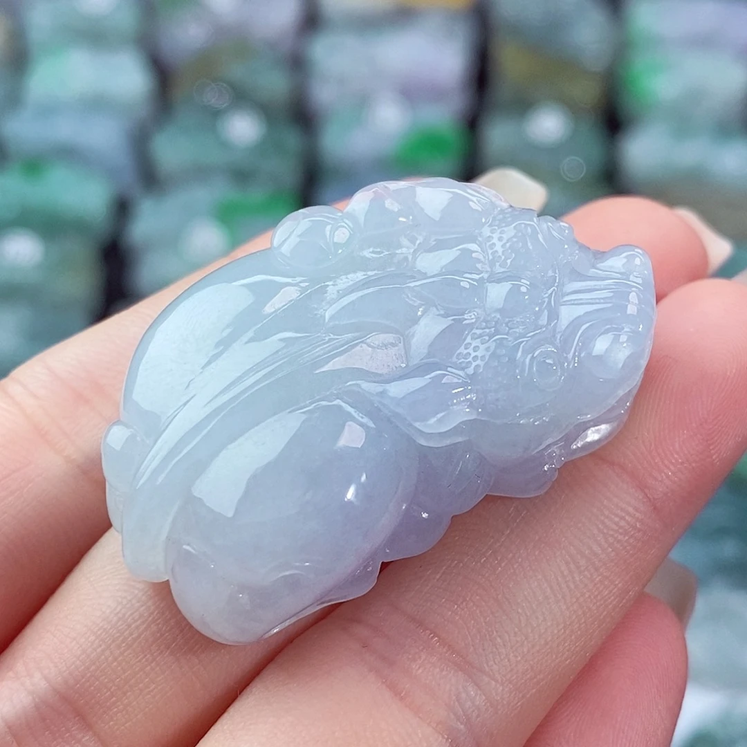 颈饰未镶嵌翡翠天然