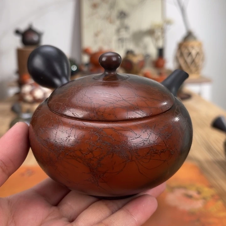 荷***雨常滑樱山手作茶壶