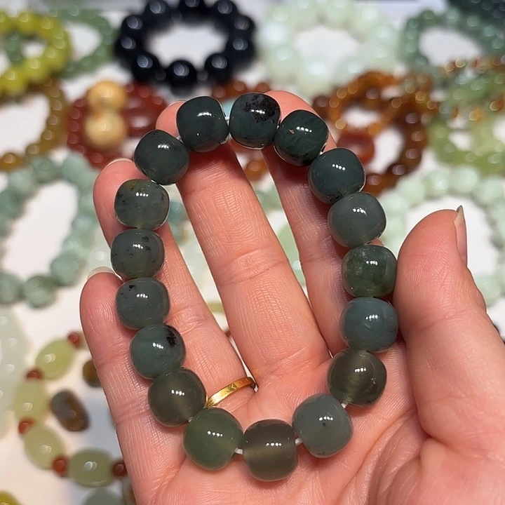 蛇纹石玉未镶嵌手串