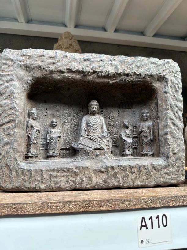 高端复古龙门石窟摆件
