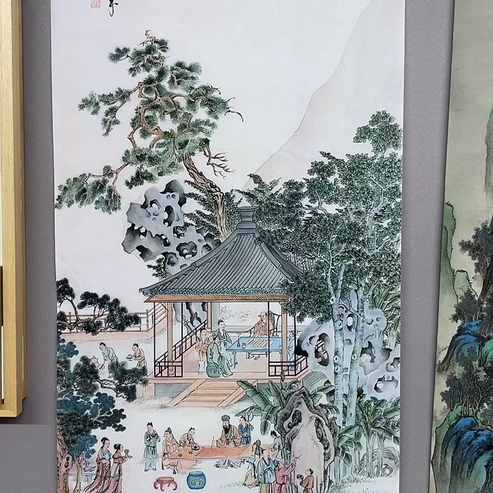 国画纯手绘国画山水画闪购链接