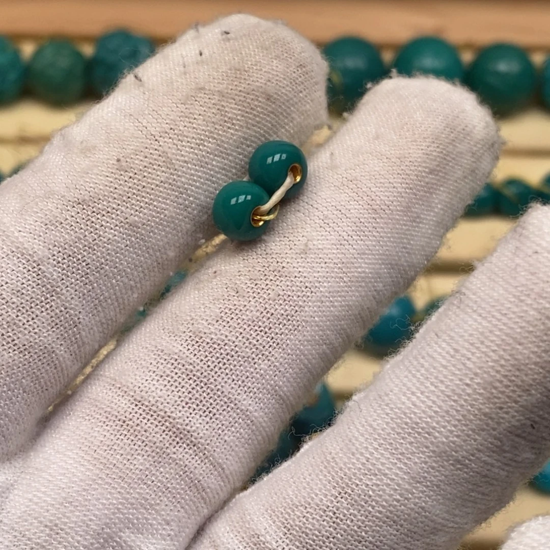 绿松石未镶嵌珠宝奇石717/6.7mm