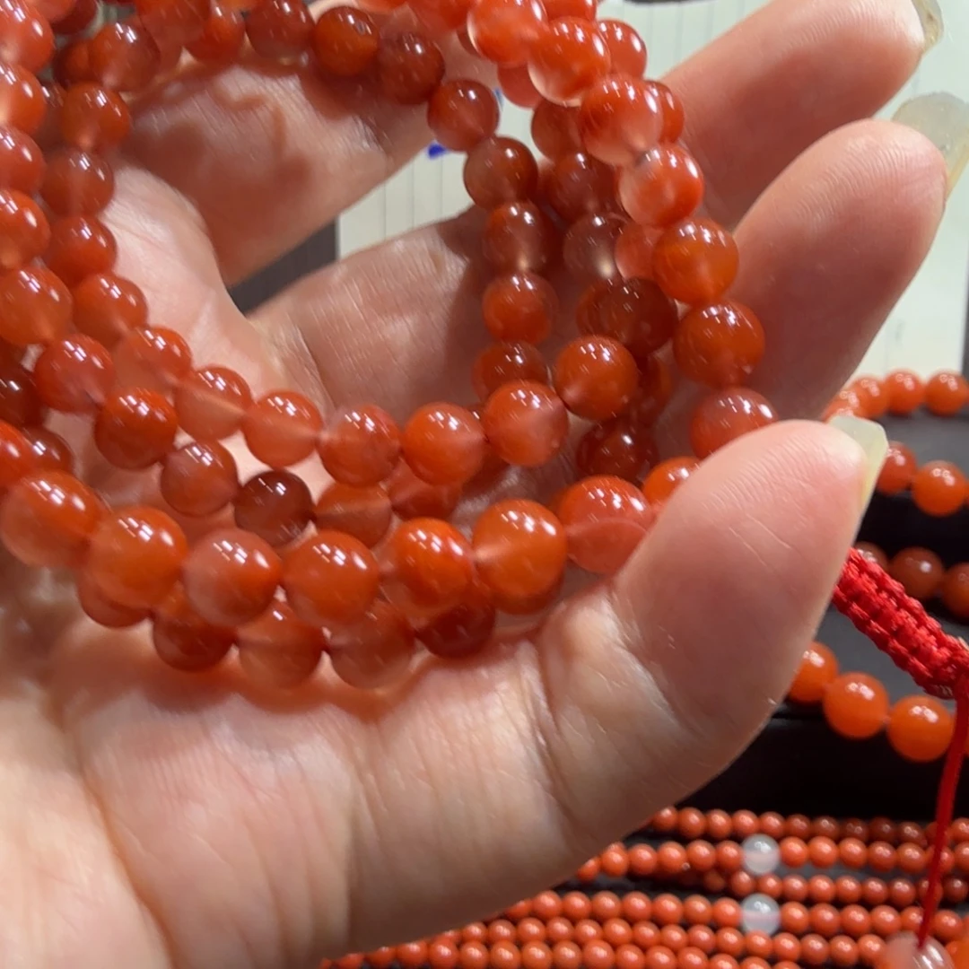 媚***肺南红玛瑙未镶嵌颈饰