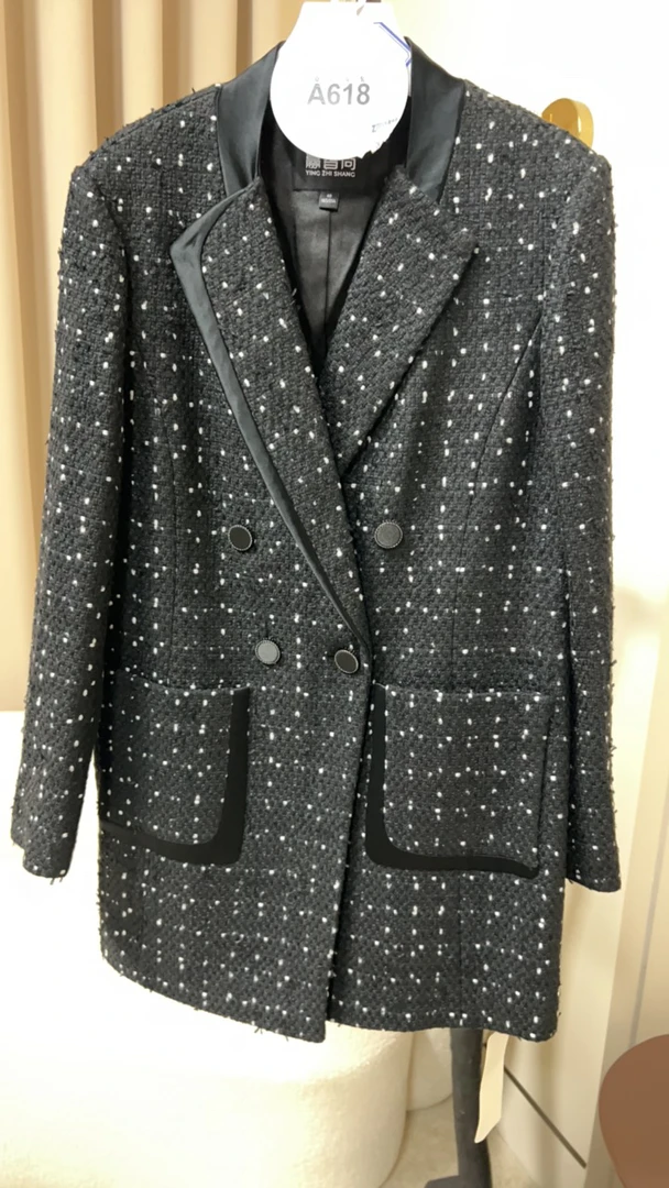 （618）众心服饰-非主图款女装-以主播展示介绍为主-法式收腰气质