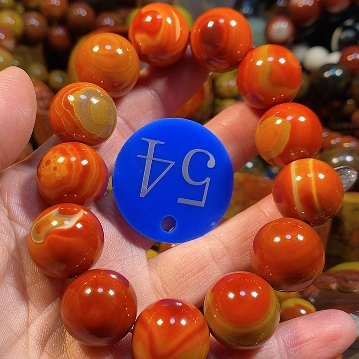 玛瑙/玉髓手镯未镶嵌老*