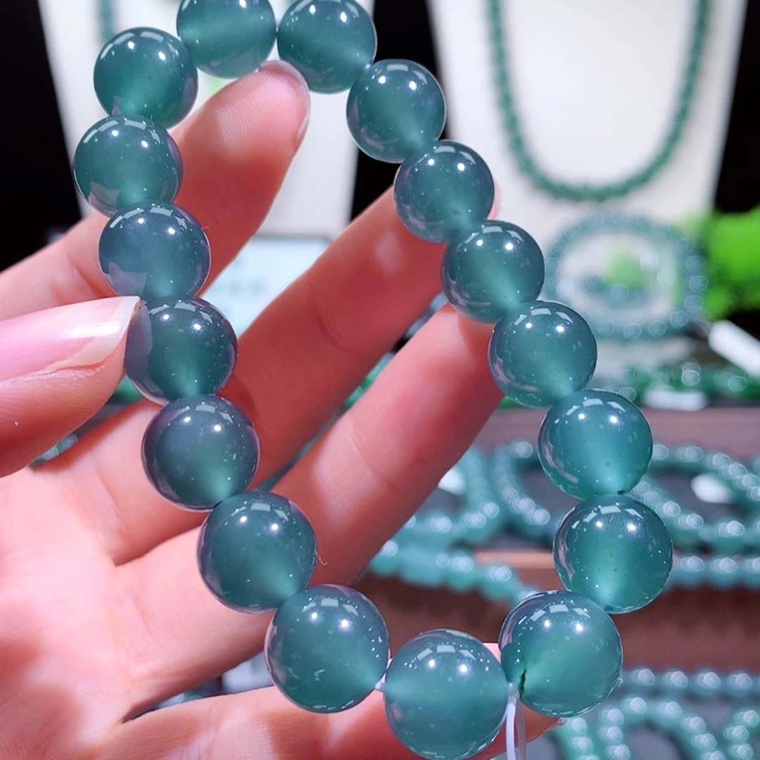 翡翠未镶嵌手链天然a货翡翠手串11.8