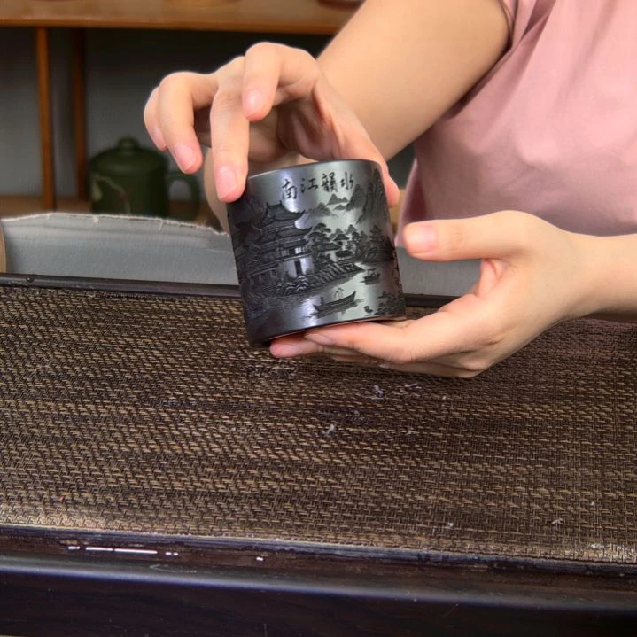 茶杯紫砂高货放漏