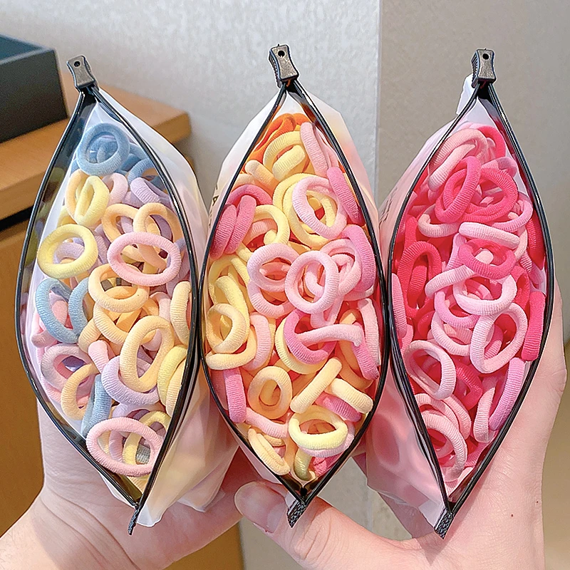 儿童皮筋女童头绳宝宝发圈小女孩扎头发不伤发橡皮筋弹性好毛巾圈