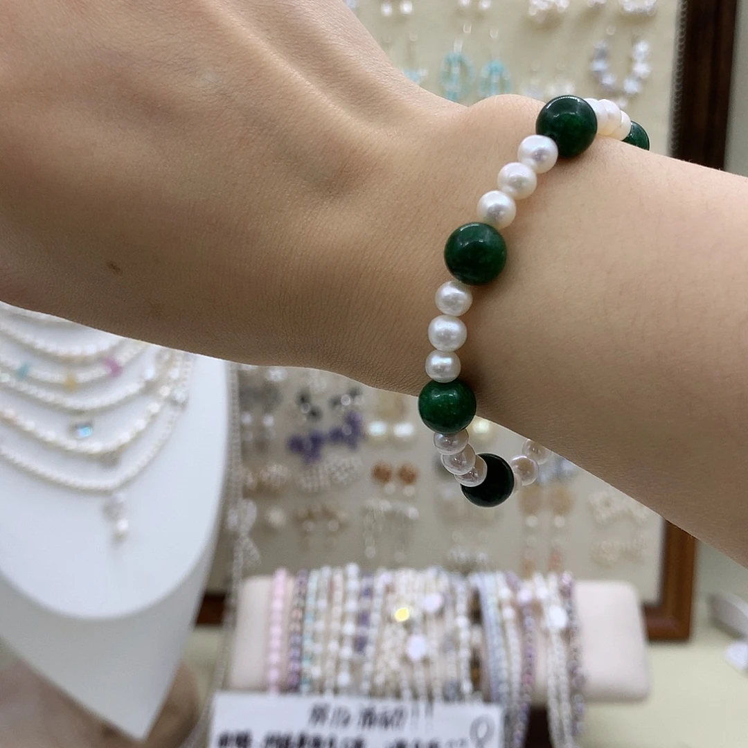 耳饰淡水珍珠银S925镶嵌