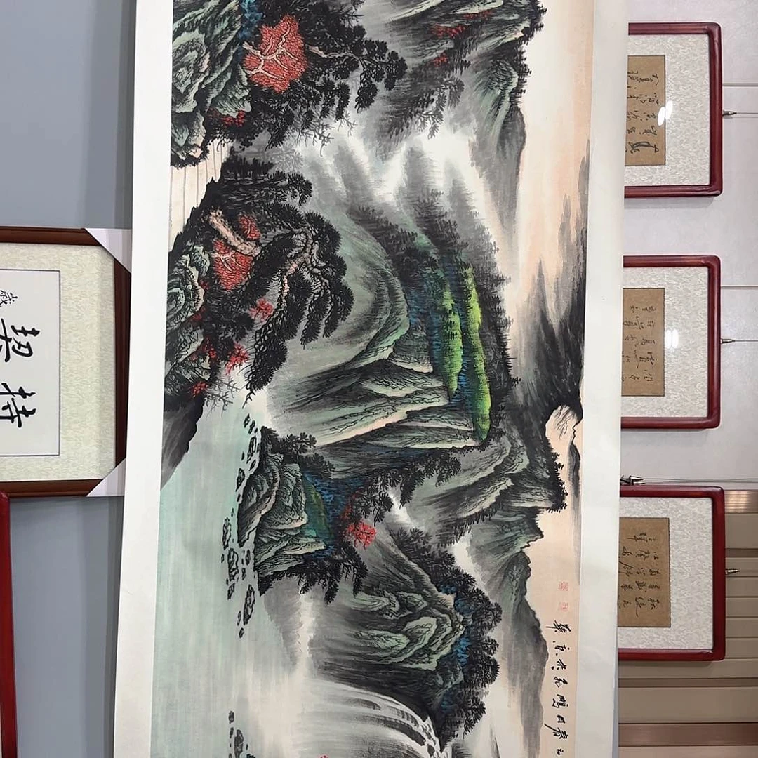 国画国画作品多次在