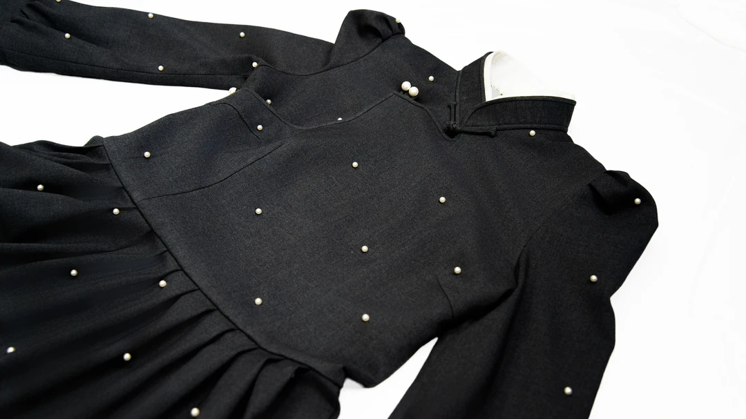 粉马【多巴胺珍珠】轻奢礼服蒙古袍优雅设计师款气质珍珠元素