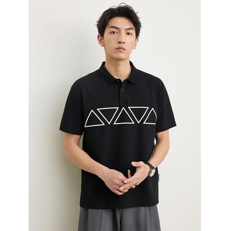 Polo衫男士短袖t恤2025新款爆款夏季薄款休闲高级感半袖T上衣6053