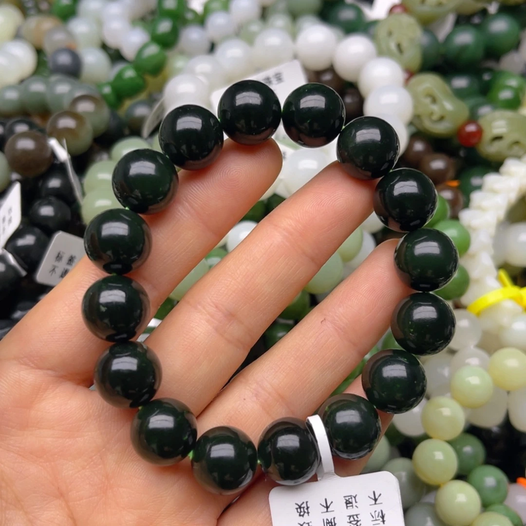 和田玉未镶嵌手链