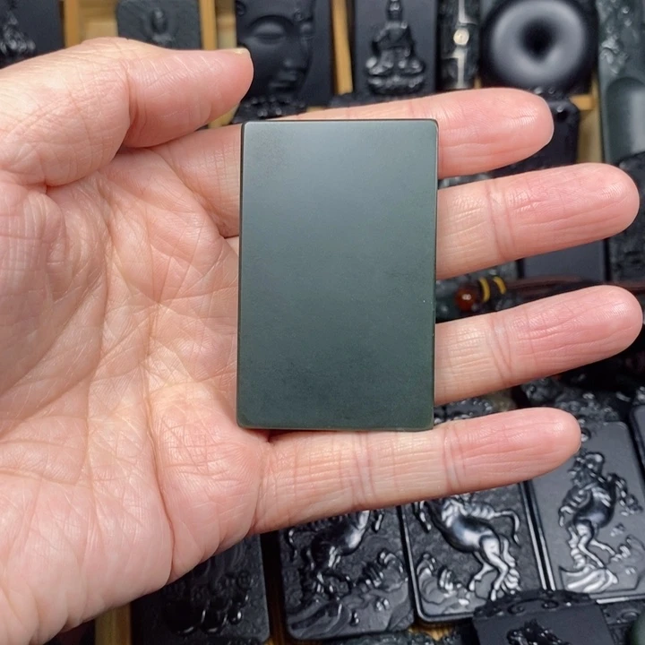 月***和田玉未镶嵌挂件