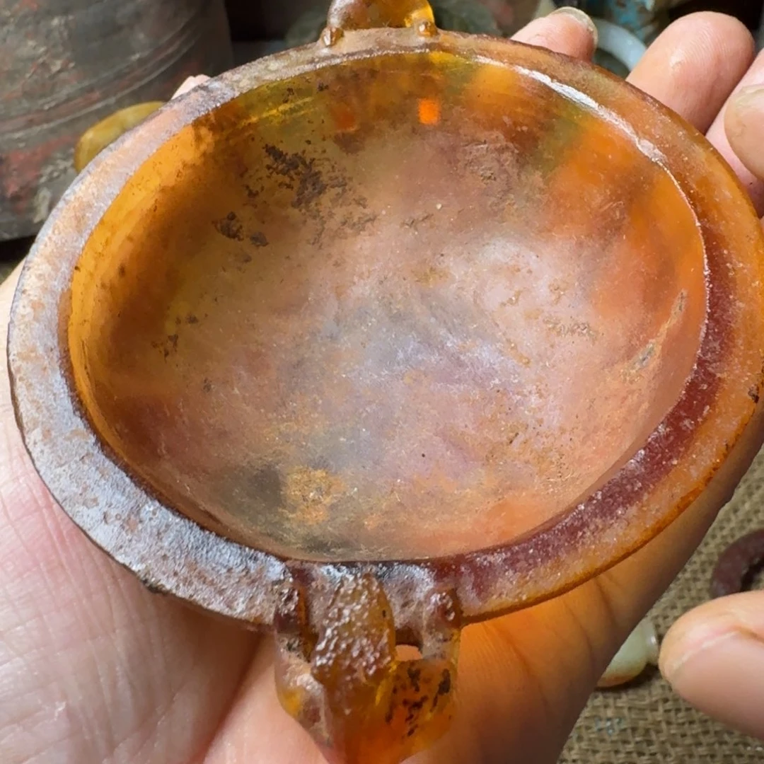 民***玩玛瑙/玉髓颈饰未镶嵌
