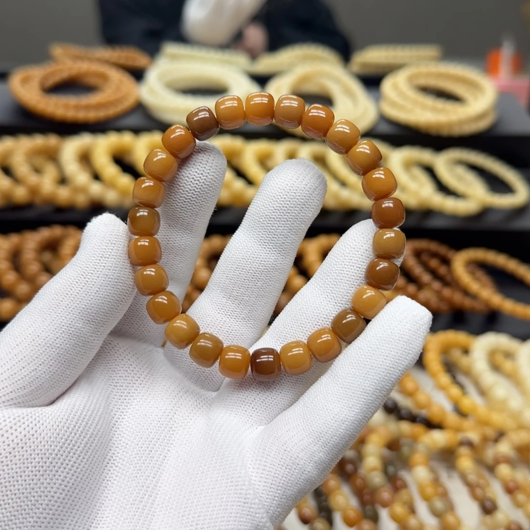 菩提根/象牙果手串8×9 11年 鬼工