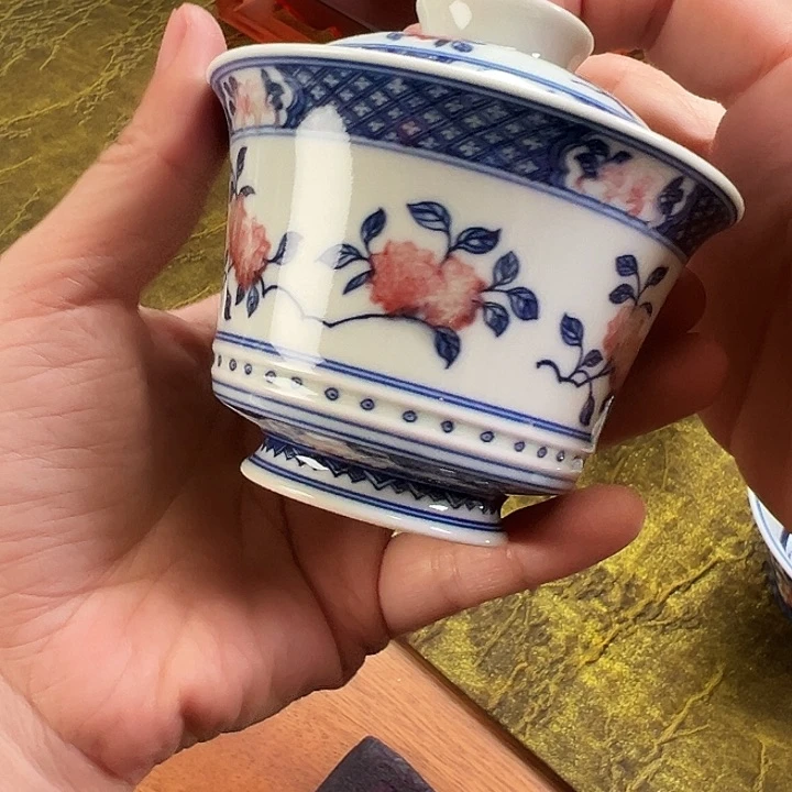 微瑕臻玉古坊原矿孔雀石釉里红