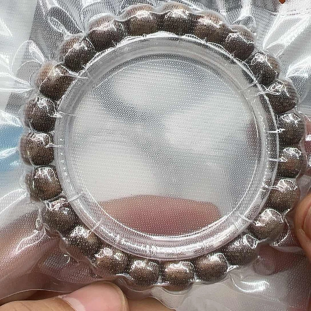 星月菩提手串70灭火糯冰玉华星月菩提单圈10×9