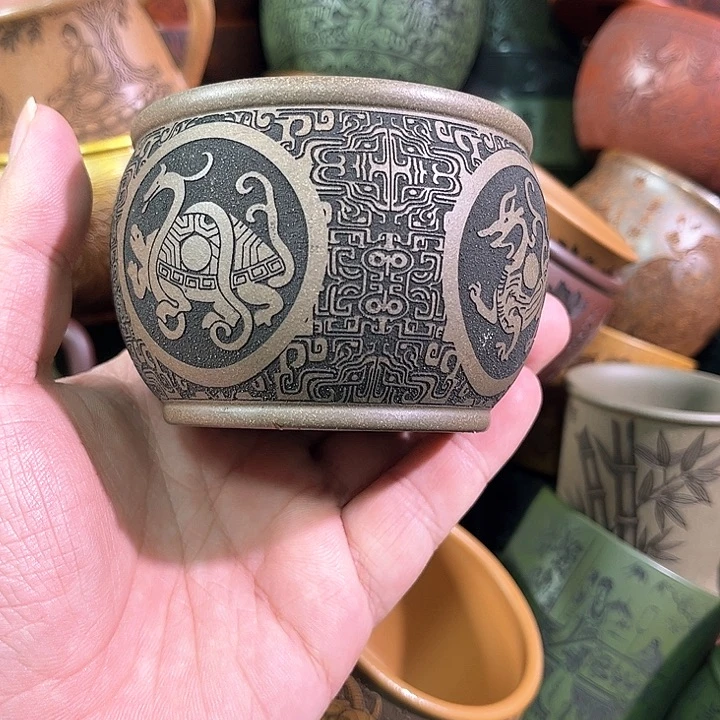 茶杯紫砂全手工紫砂主人杯