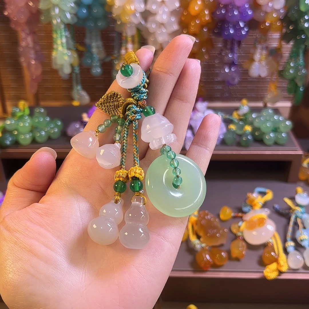 玛瑙/玉髓未镶嵌车挂