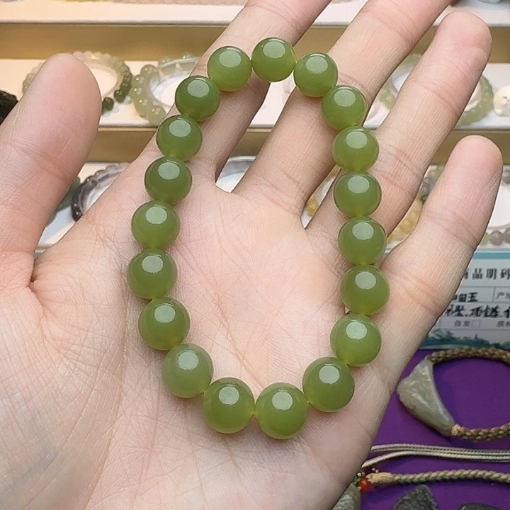 和田玉未镶嵌手串